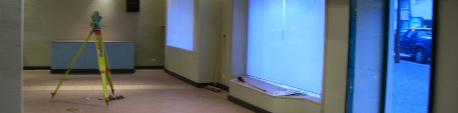 Relevé intérieur bâtiment