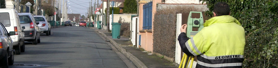 Levé topographique en milieu urbain