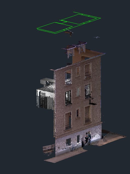 Visualisation d'un nuage de points issu du scanner 3D