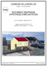 Insertion paysagère et hypothèse d'implantation, dossier de permis d'aménager, commune de Juziers